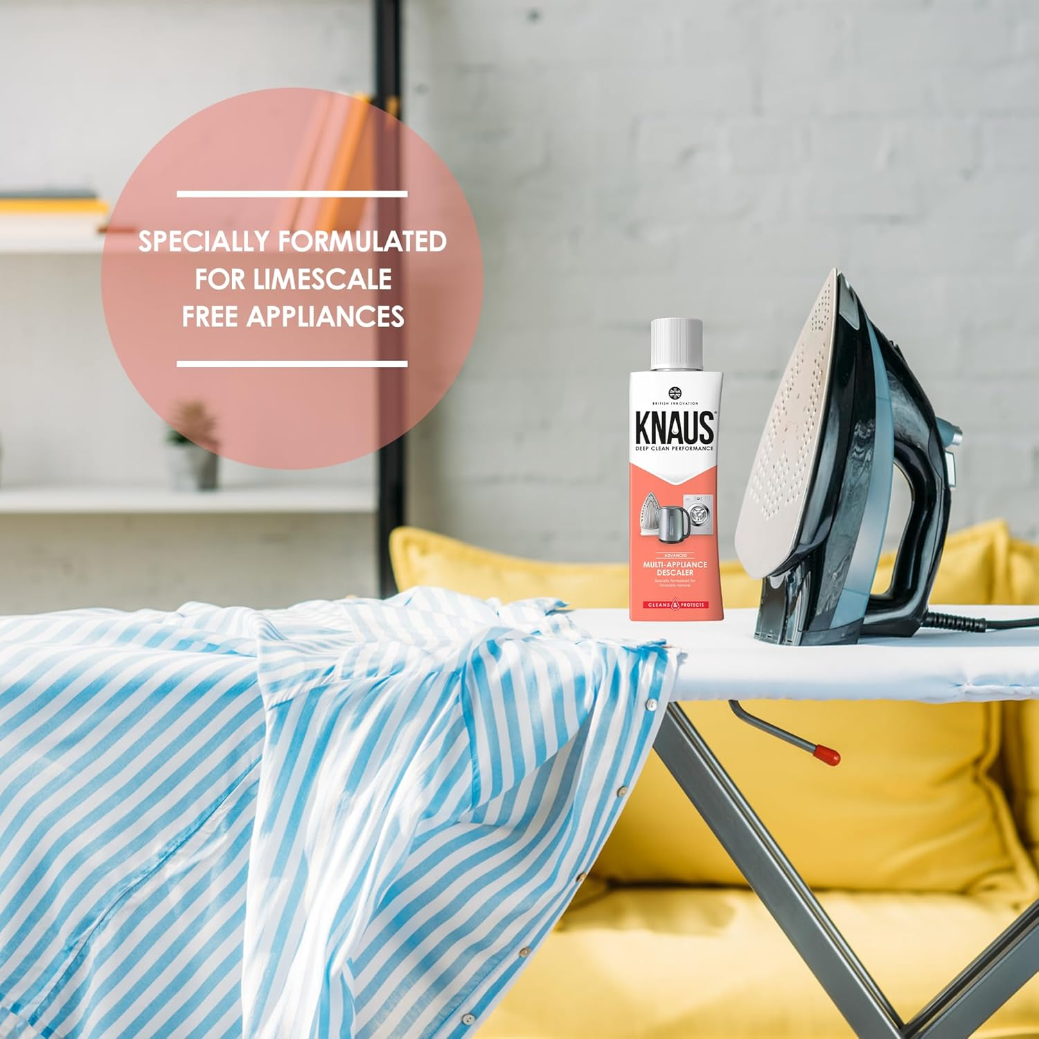 KNAUS Multi Appliance Descaler, 300G, 4 X Doses - High Performance Descaler & Limescale Remover - Suitable for Descaling Kettle, Iron, Coffee Machine, Washing Machine and Dishwasher image number 2