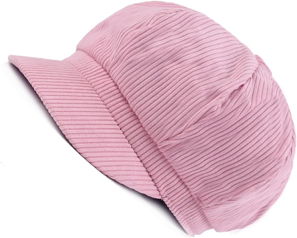 Classic Women S Hat Lightweight Beret Cap for Winter Vintage Newsboy Cap Corduroy Women Beret Hats Hats for Women - Grey image number 7