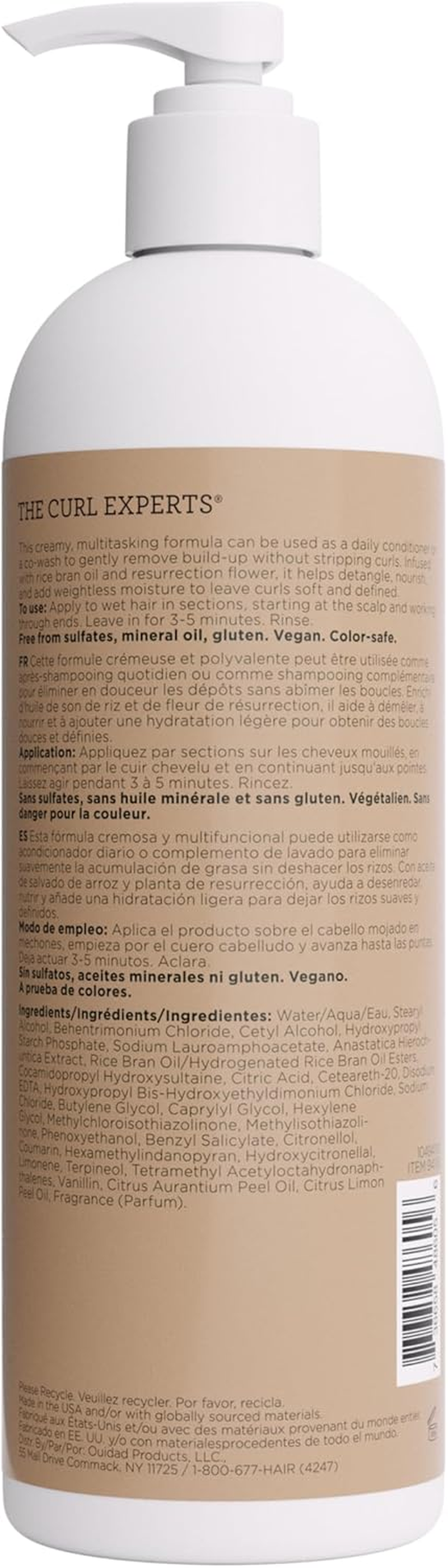 Curl Shaper Double Duty Weightless Cleansing Conditioner by Ouidad for Unisex - 16 Oz Conditioner