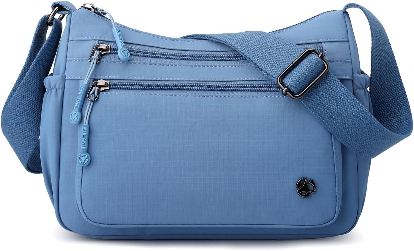 Casual Crossbody Bag with anti Theft Pocket - Women Lightweight Water-Resistant Purse Bag