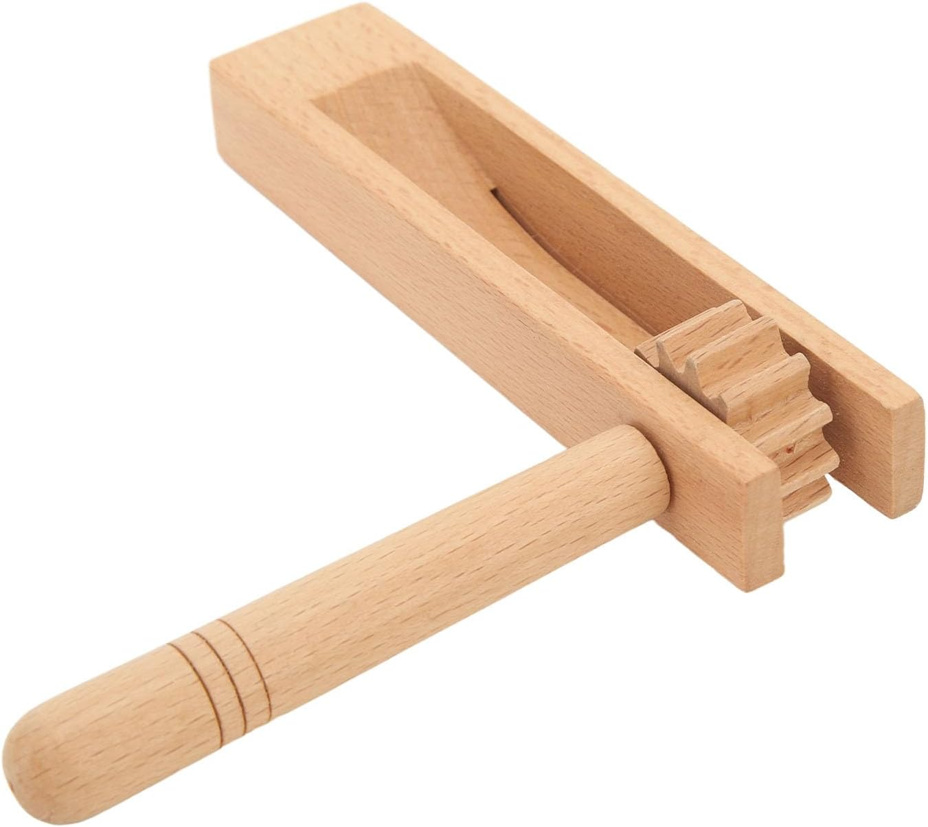 Wooden Ratchet Noise Maker, Birch Wood Toy with Excellent Sound for Games, Sporting Events, Celebrations image number 4