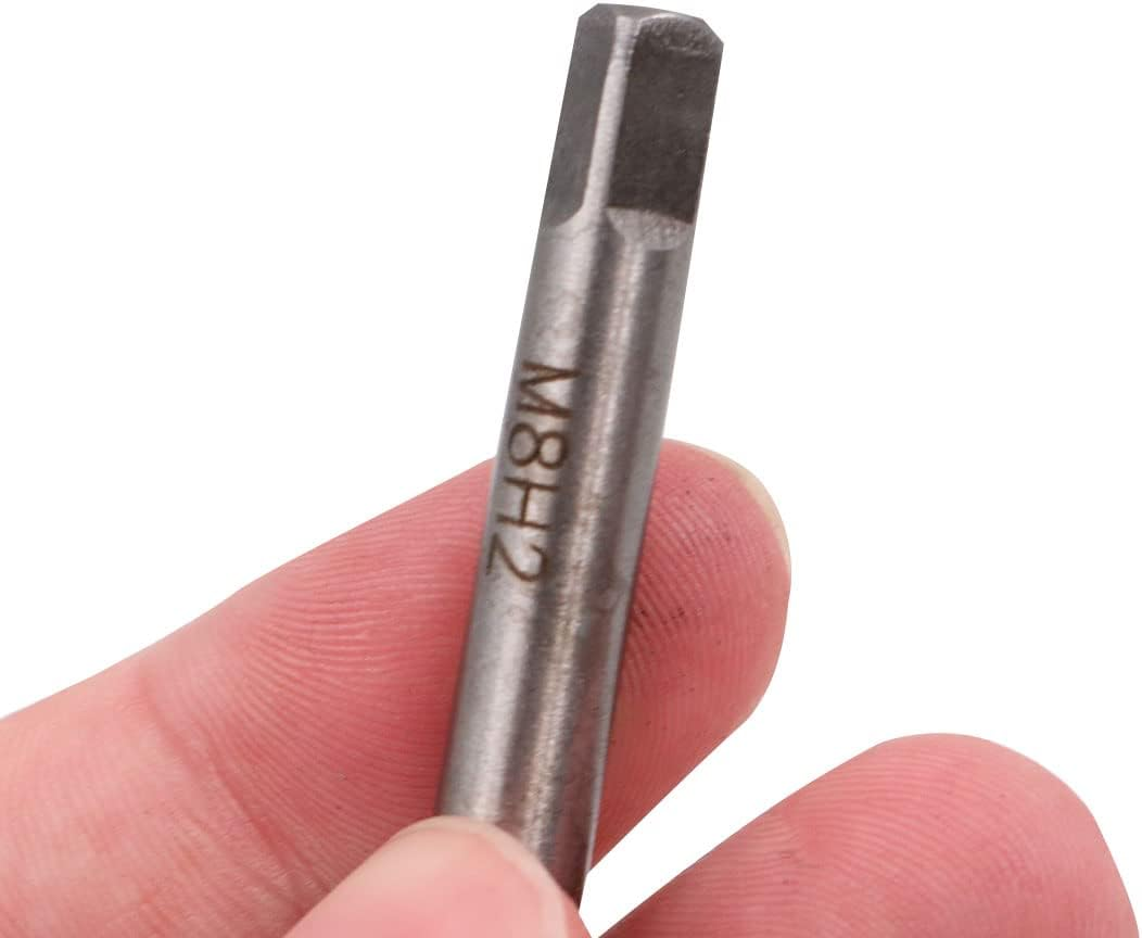 ZONADA 5Pcs in Set Thread Metric Machine Hand Screw Thread Plug Taps Set Size M3 M4 M5 M6 M8 Tapping Threading Tool image number 5