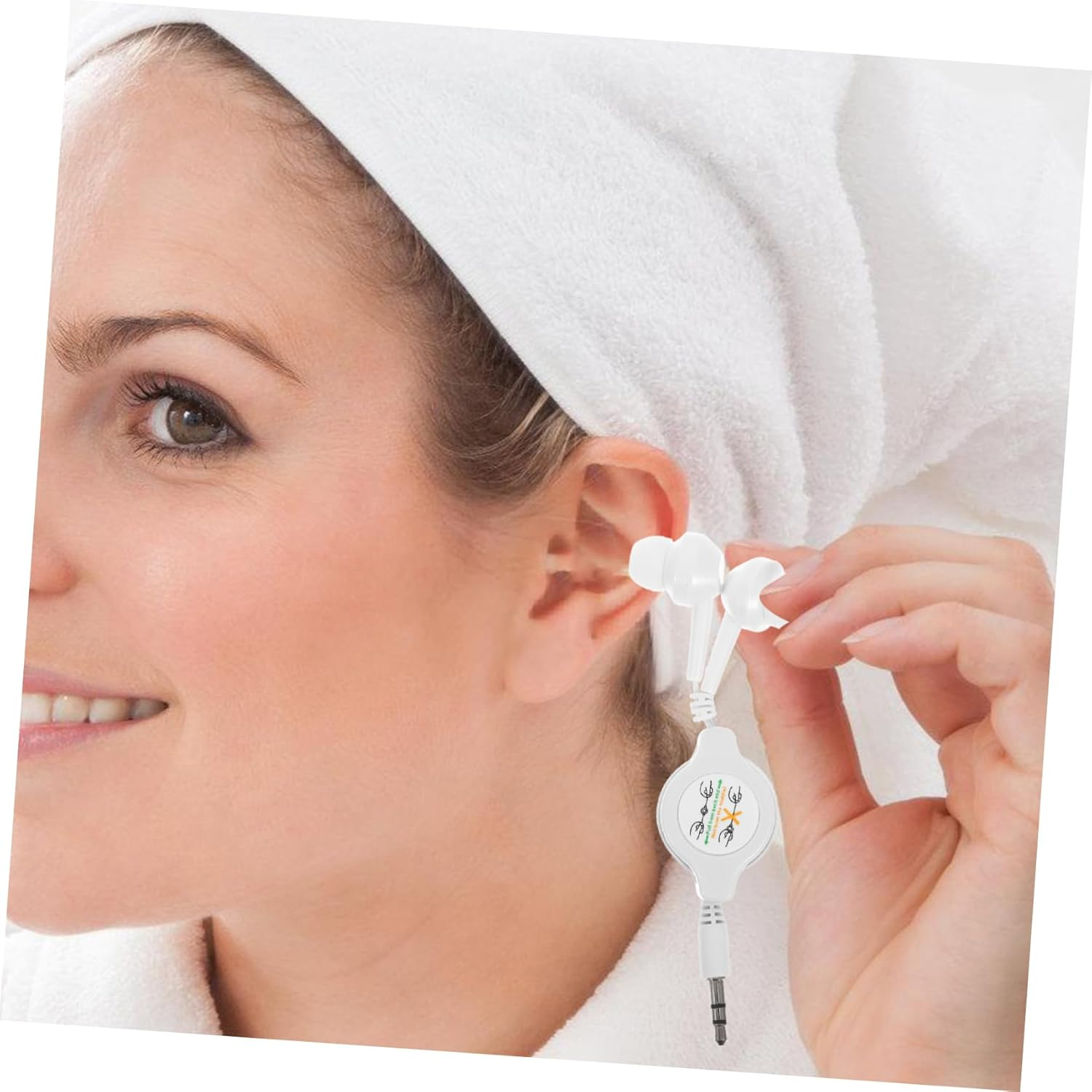 PHENOFICE Retractable in Ear Headphones with Jack Lightweight for Players Smart Devices Comfortable Cushions for Travel Daily image number 6