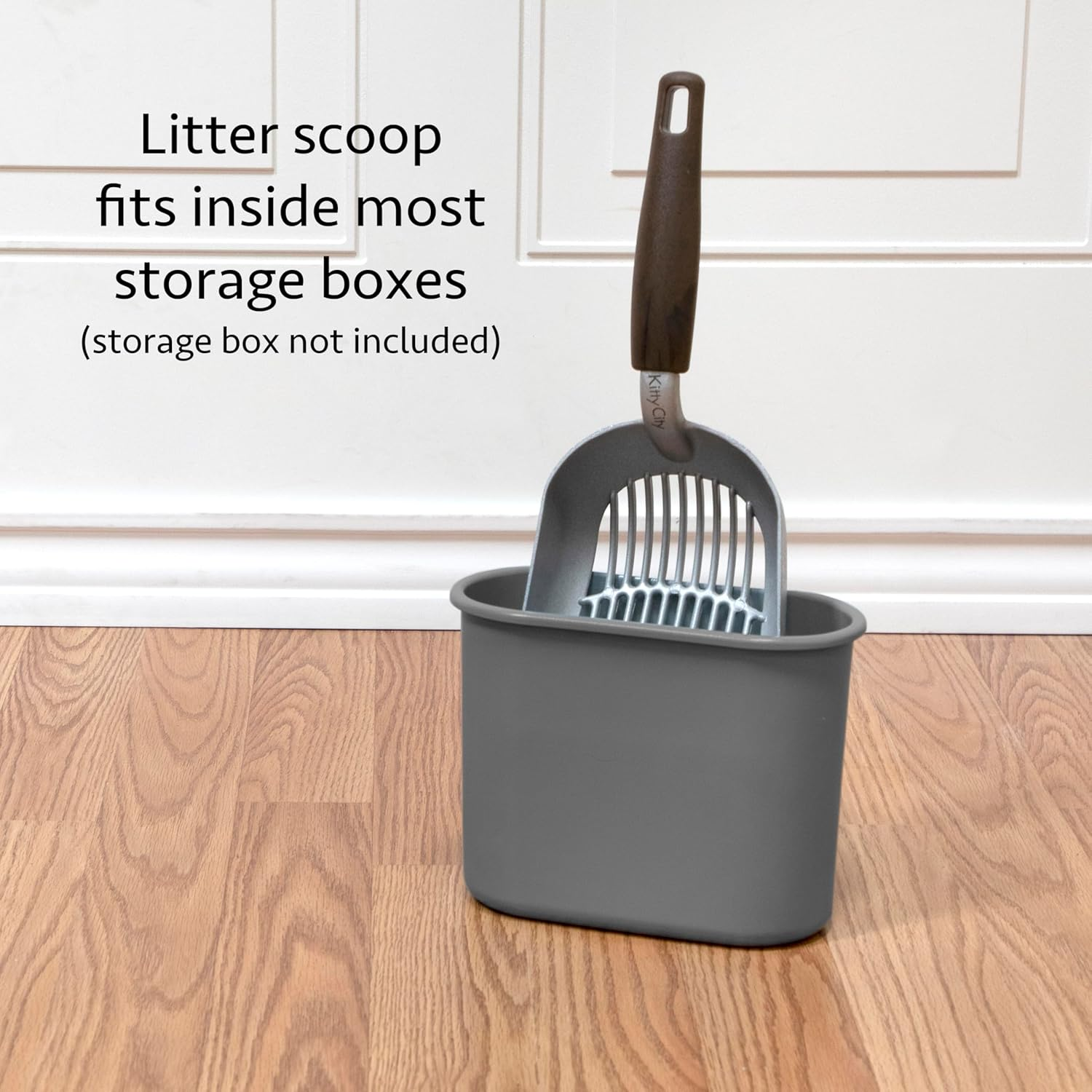 Kitty City Corrugate Scratch Pad, Non-Stick Litter Scoop, Litter Mats, Cat Litter Box Kit image number 4