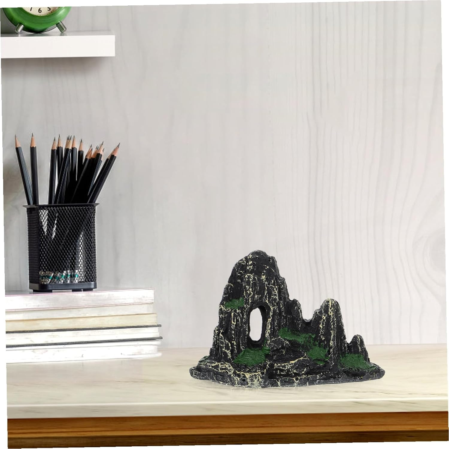 UTHCLO Resin Rockery Aquarium Decor Fake Rockery Ornament Landscape Decoration for Fish Tank Supply Artificial Mountain View for Aquatic Pets image number 4