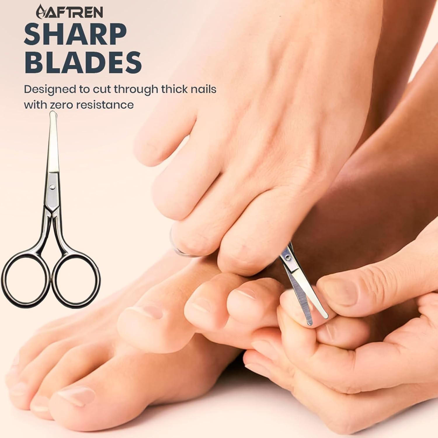 Professional Cuticle Nipper Sharp Stainless Steel Cuticle Scissors Non-Slip Handle Precisely Removing Excess Cuticles and Dead Skin (Rainbow, 4 Inch) - Multi image number 6