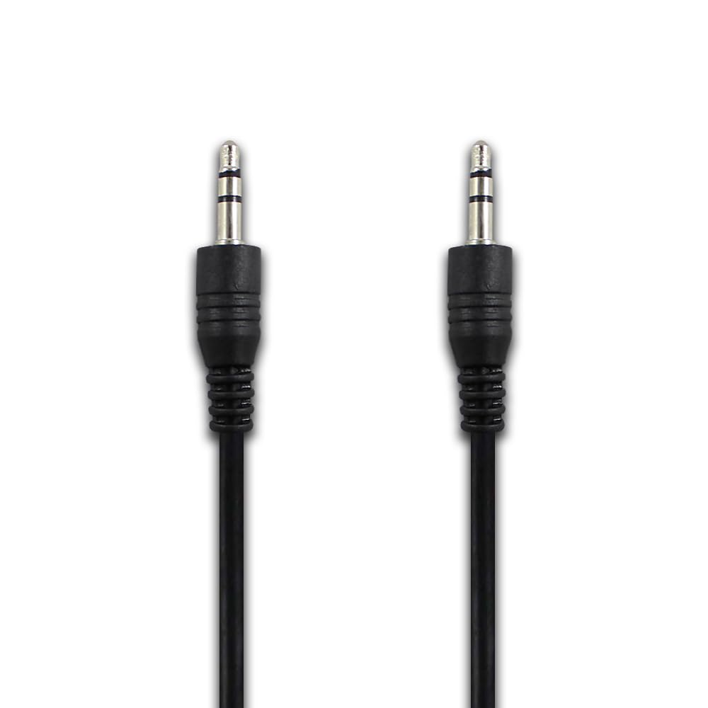 Fenzer 2 Pack AUX Cable, (6.6Ft/2M, Hi-Fi Sound) 3.5Mm TRS Auxiliary Audio Cable Cord Compatible with Car, Home Stereos, Speaker, Ipod, Ipad, Headphones, Sony, Echo Dot, Beats (Black) image number 2