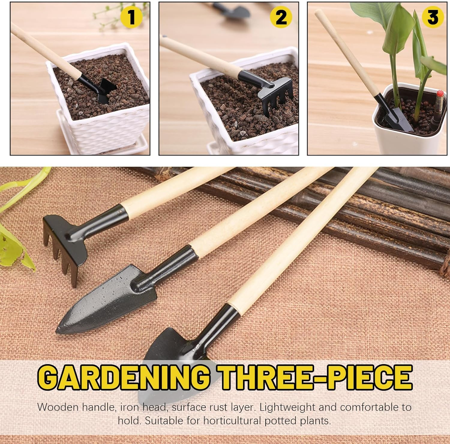 Mardatt Plant Stand Outdoor Indoor Tall Plant, 14 Pots Ladder Plant Holder Wood Shelf Outdoor Hanging Plant Stand Large Garden Display Shelves Holder for Multiple Plants Balcony Garden(14Potted)