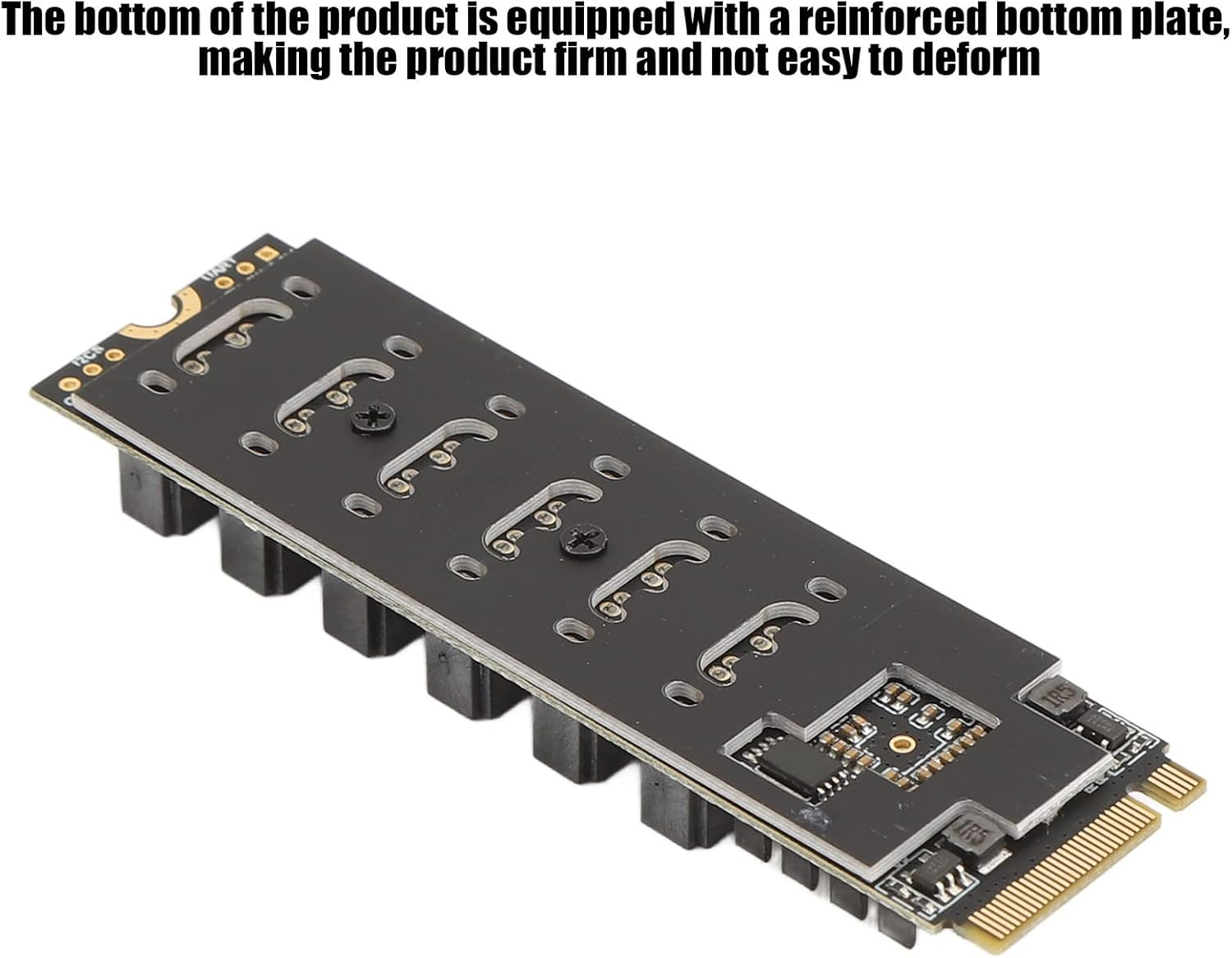 Gugxiom M.2 to SATA3.0 Adapter Card, 6Gbps High Speed ASM1166 M.2 to SATA3.0 Adapter, Support 6 SATA Devices for Thunderbolt Expansion, for OS X, for Windows, for Linux image number 4