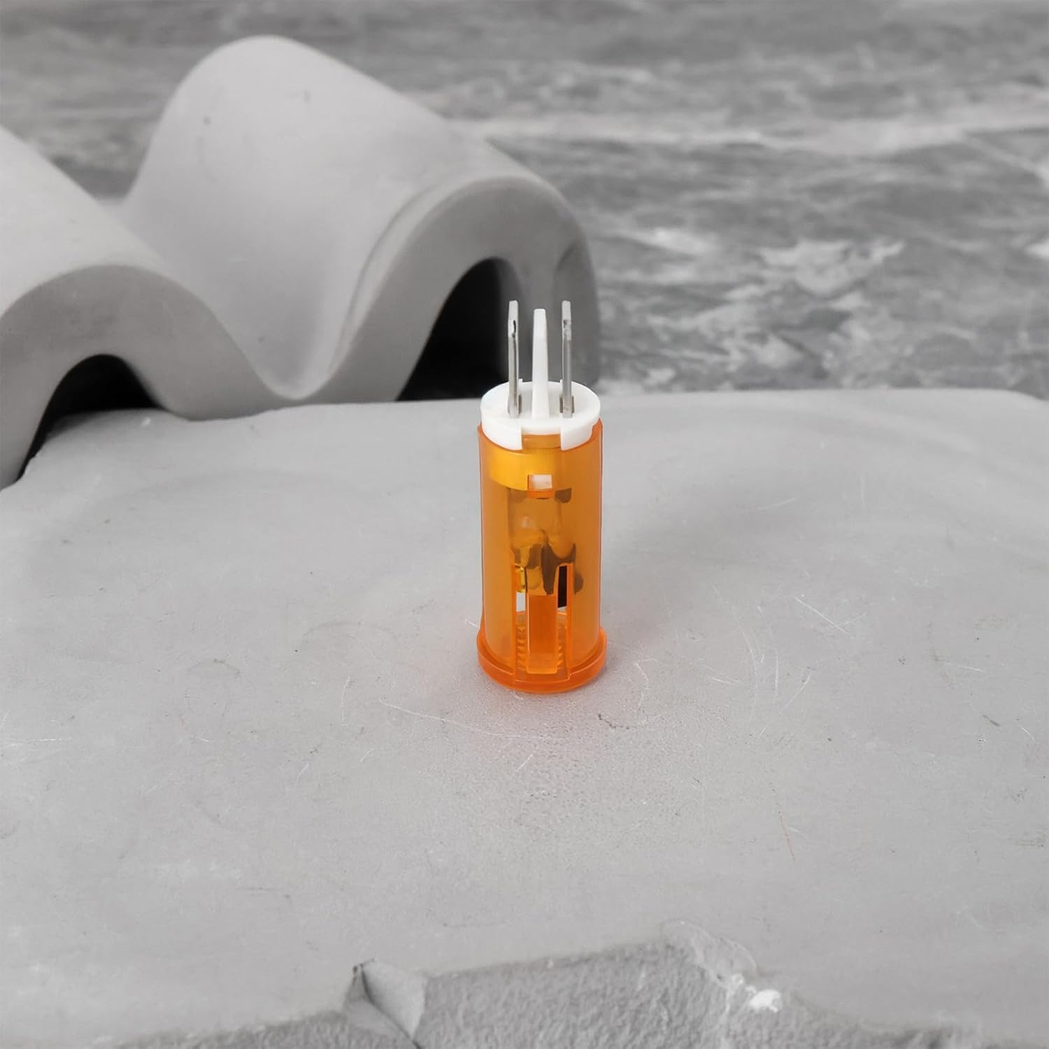 SING F LTD 12PCS Car Warning Lights Lamp 12V MDX-11A 10.6X31.1X4.6Mm Mounting Hole Diameter 10Mm LED Indicator Signal Lamp Red/Green/Orange image number 5