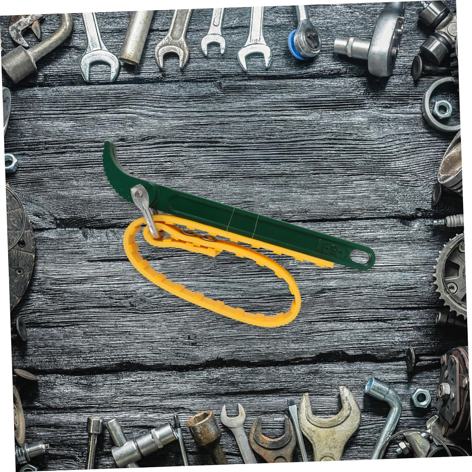 CHICAMPERA Heavy Duty Strap Wrench Removal Tool Adjustable Automotive Filter Spanner Wrench Portable Hand Tool for Maintenance image number 3