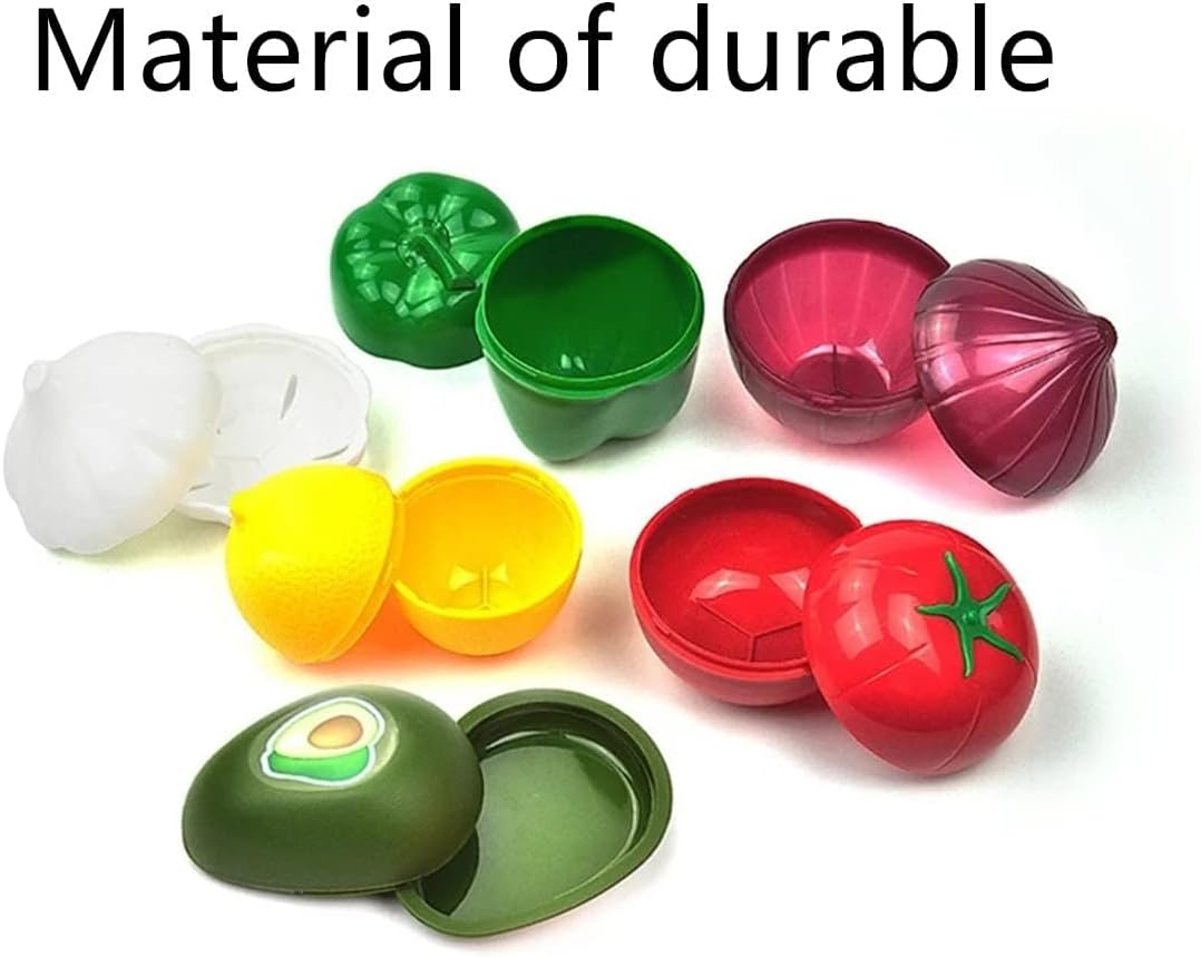 AISIBO Lemon Storage Containers, Lime Saver Fresh Set and Line Lime Saver Fresh Keeper Fruit Storage Holder for Fridge image number 1