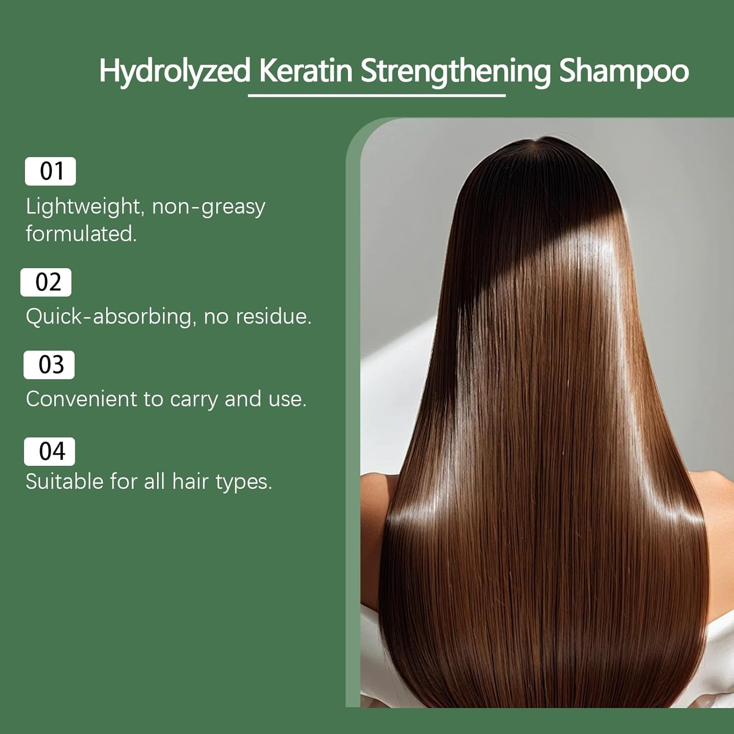 Rosemary Shampoo for Hair Growth, Thickening & Strengthening Shampoo with Hydrolyzed Keratin, Volumizing Shampoos for Thinning Hair, Gentle Scalp Care Shampoos, Fullered Hairs Shampooing. (1PCS) - 1Pcs image number 3