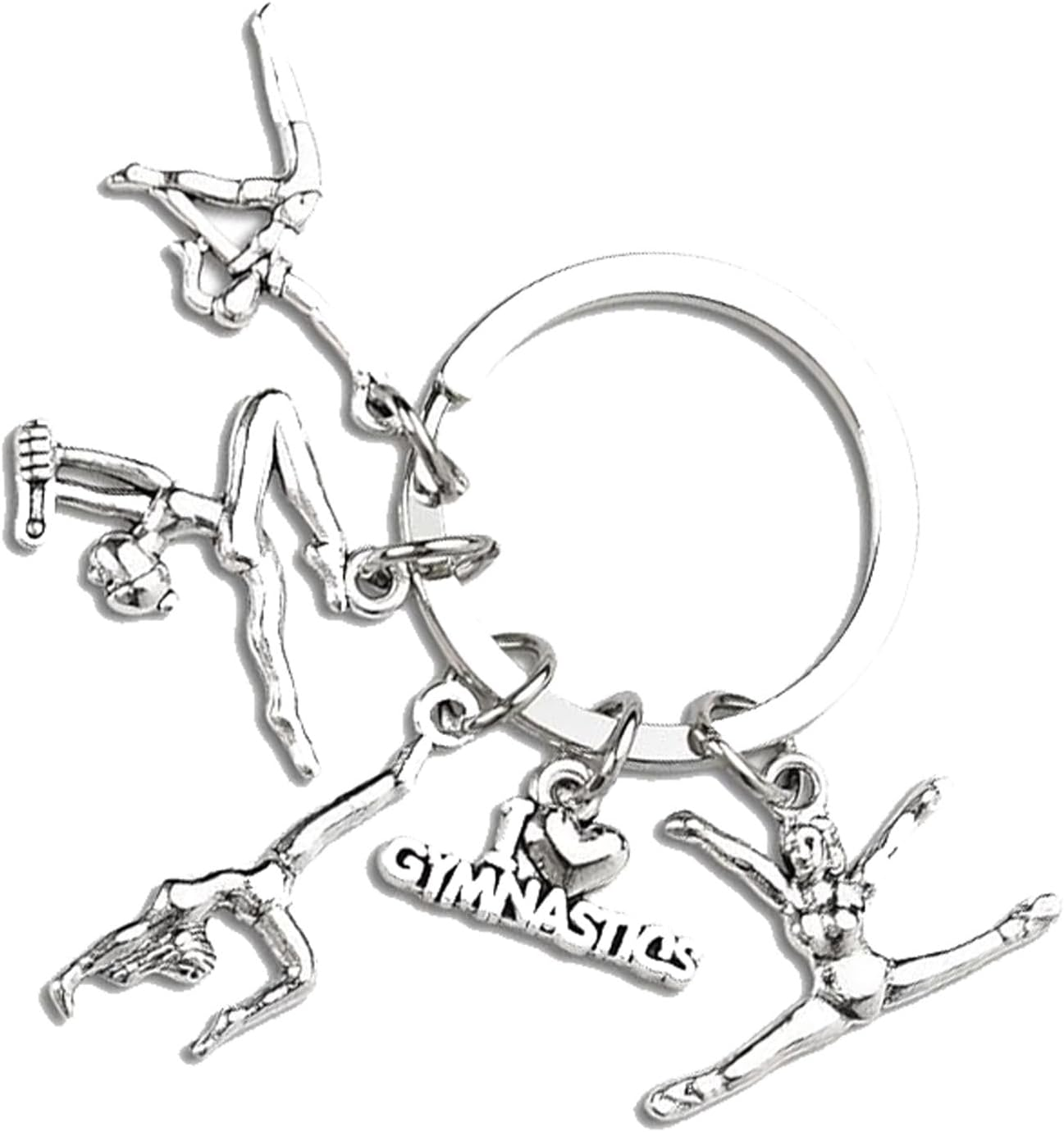 Amaezorx 1 Pcs Gymnastics Keychain Gift Set - Perfect for Gymnasts, Coaches & Graduates - Birthday Graduation Presents for Daughter, Granddaughter, Sister & Niece image number 6