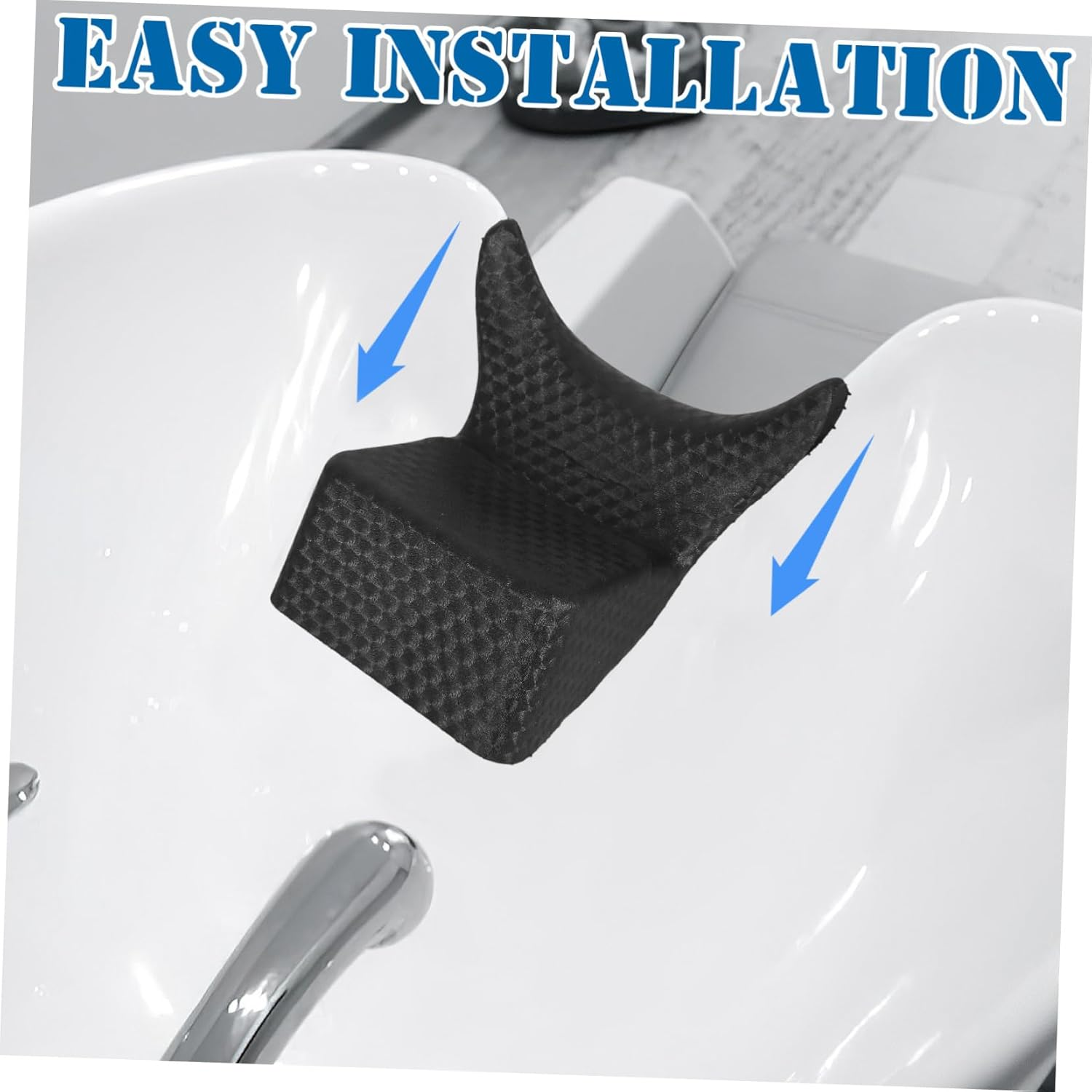 Healeved Nonslip Silicone Shampoo Bowl Neck Rest Hair Washing Pillow for Salon and Home Use Comfortable Hair Wash Support Cushion image number 5