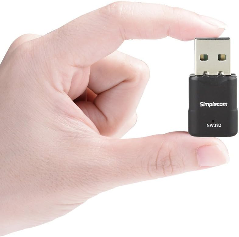 Simplecom NW382 Mini Wireless N USB Wifi Adapter 802.11N 300Mbps