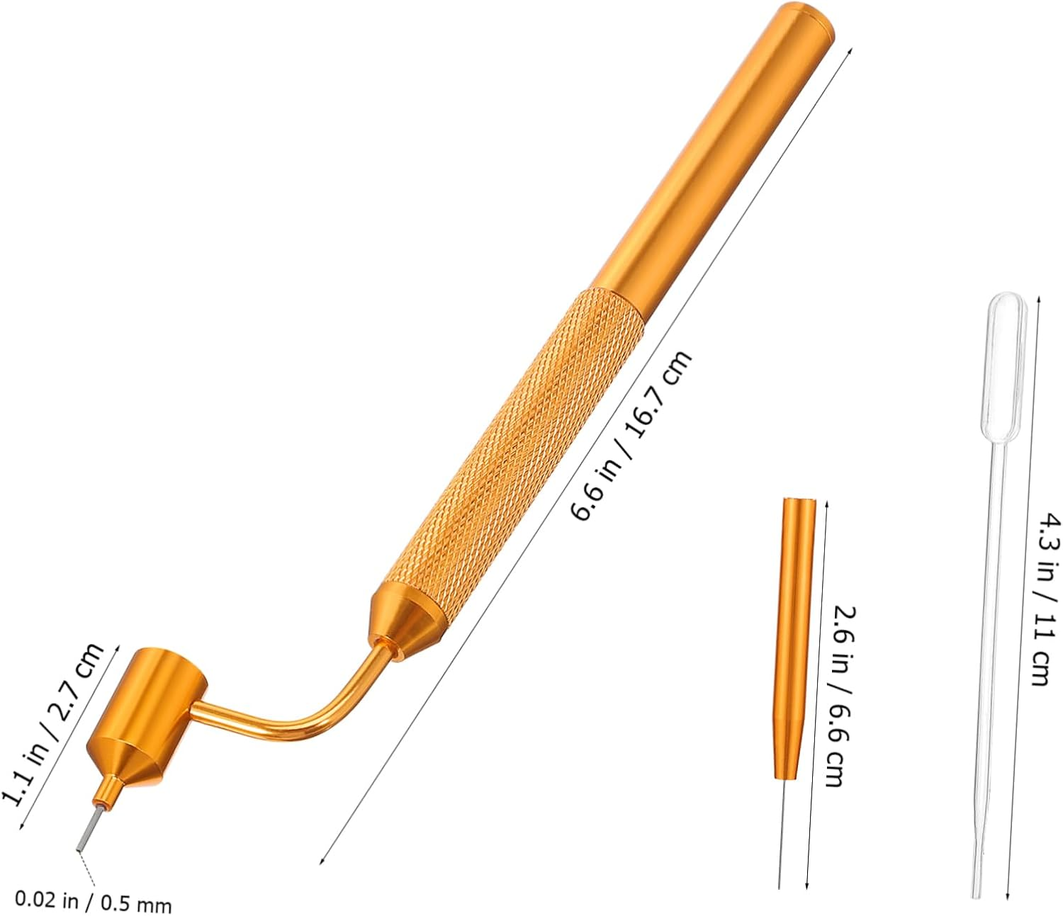 2Sets Fluid Paint Pen Detailing Applicator for Scratch Repair Lightweight Precision Liquid Masking for Painting for Car Refinishing and Drawing