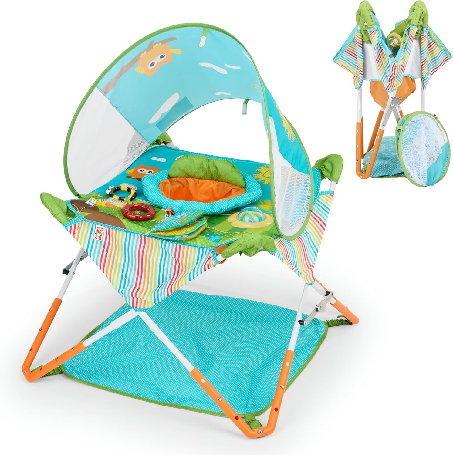 Disney Baby Finding Nemo Pop 'N Jump Foldable Activity Center by Bright Starts, Indoor/Outdoor, Unisex, 6 Months+