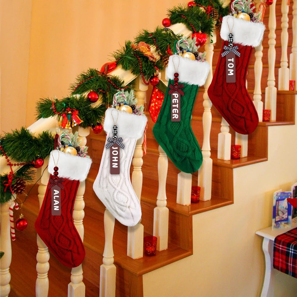 XIMISHOP Christmas Stockings Decoration With image number 1