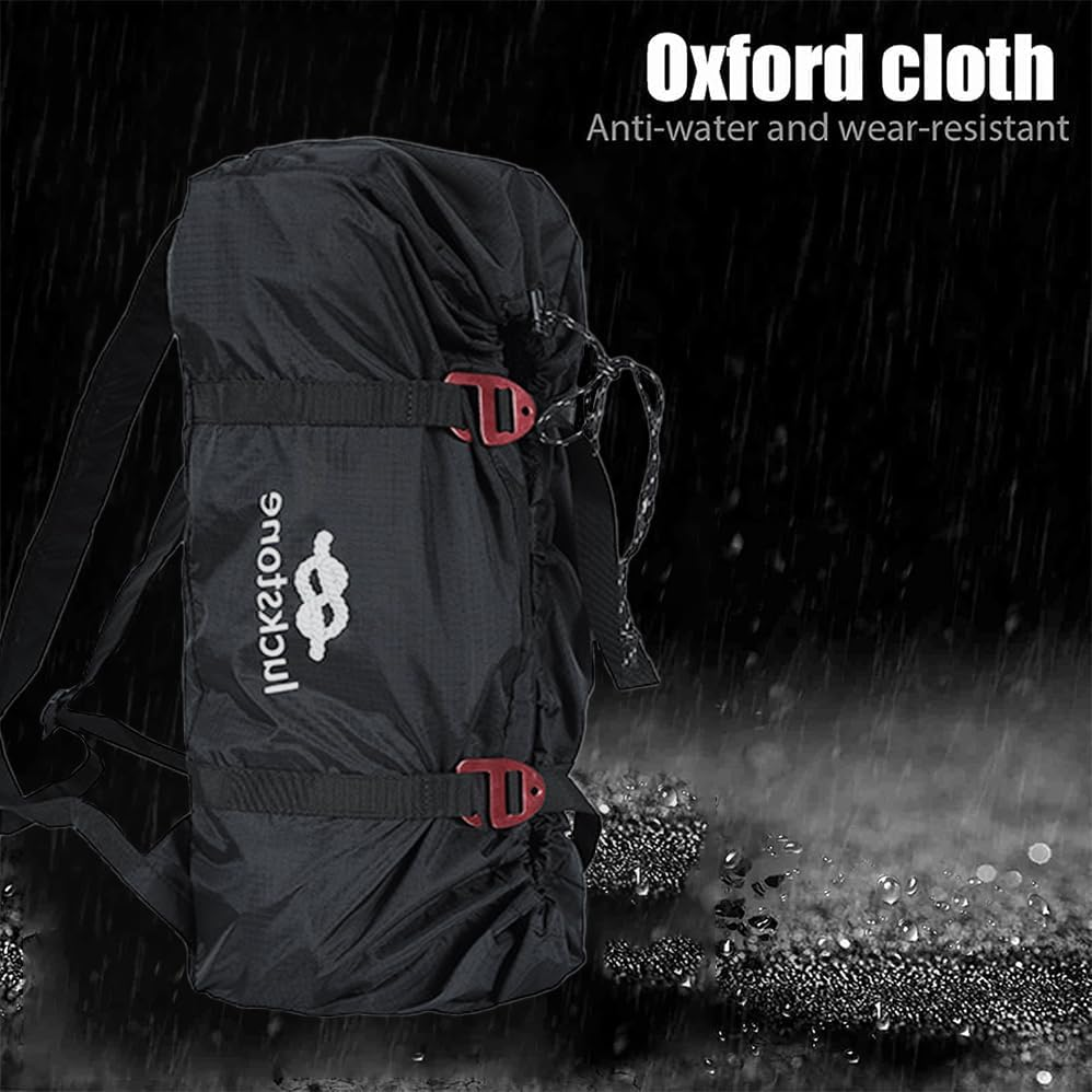 Rock Climbing Rope Bag Portable Foldable Climbing Bag Waterproof Rock Climbing Package and Adjustable Shoulder Straps Large Capacity Backpack Ultralight Outdoor Hike Gear Equipment image number 3