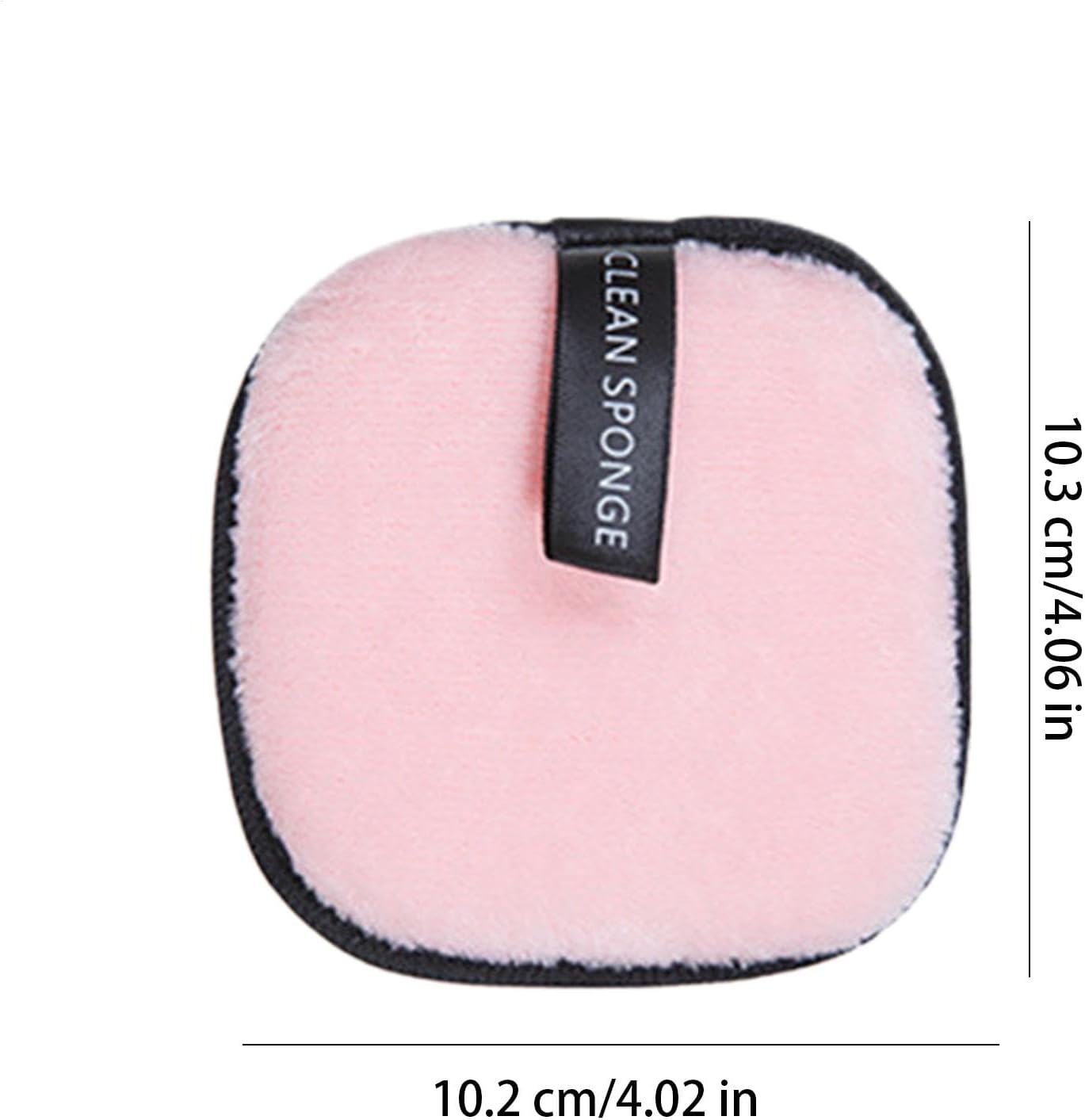 Makeup Remover Cloth - 4 Count Reusable Rounds for Face | Eco-Friendly Washable Face Cleansing Eco Pads for All Skin Types image number 2