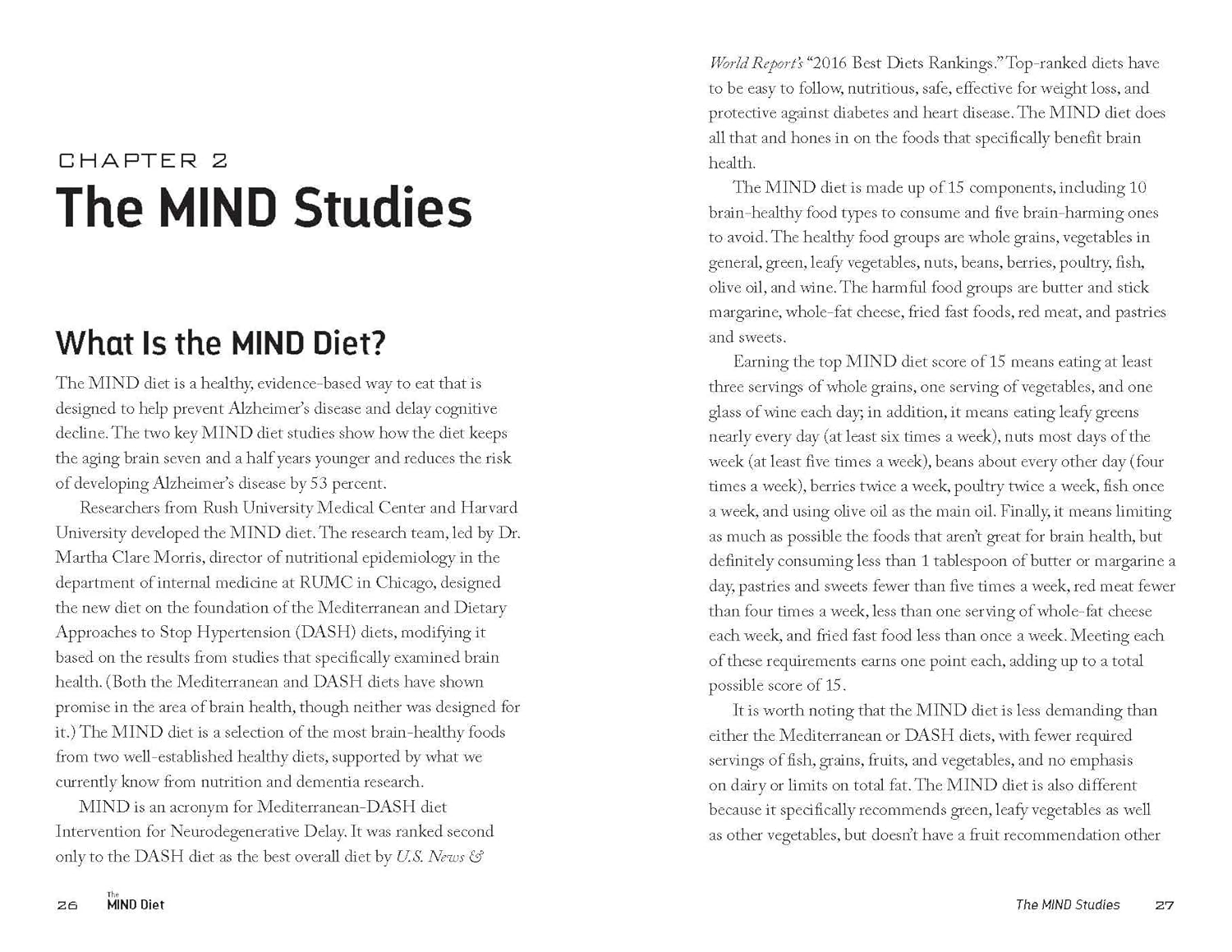 The MIND Diet: a Scientific Approach to Enhancing Brain Function and Helping Prevent Alzheimer'S and Dementia, Fully Updated with New Recipes, Meal ... Tips and Tools Based on the Latest Research image number 2