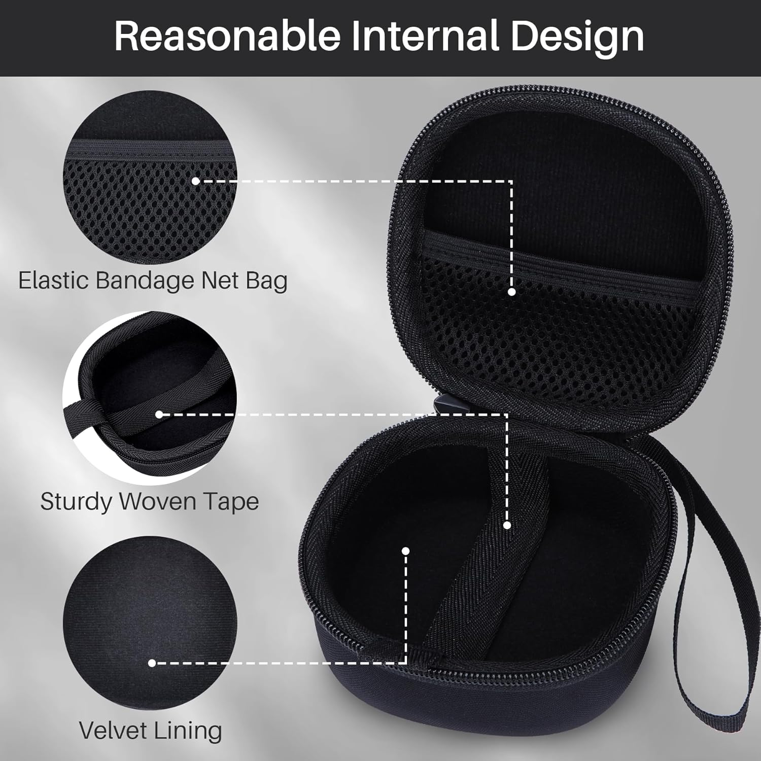 Lebakort Hard Case Compatible with Bose Soundlink Micro/Micro 2Nd Speaker (Black Case) image number 3