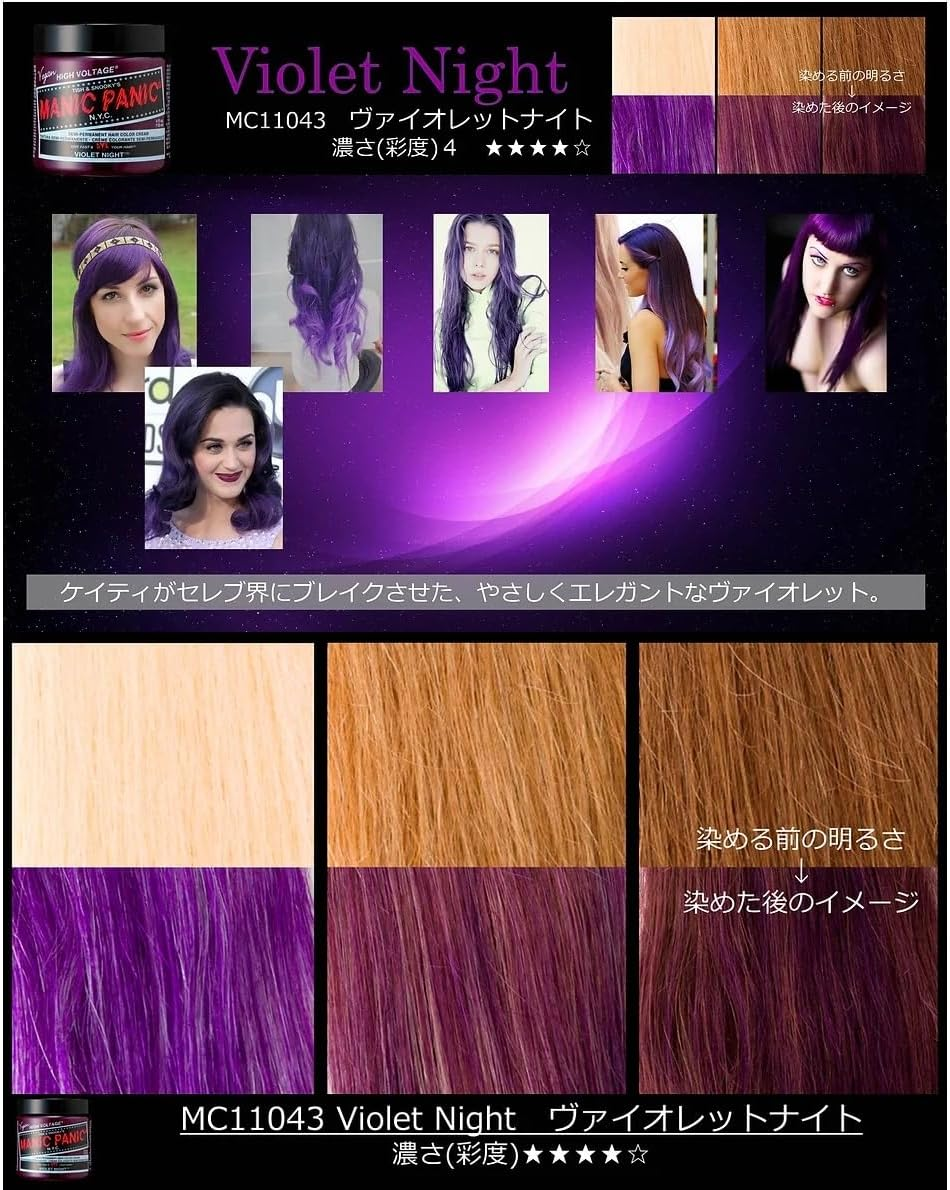 MANIC PANIC MANIC PANIC COLOR CREAM VIOLET NIGHT - Red image number 3