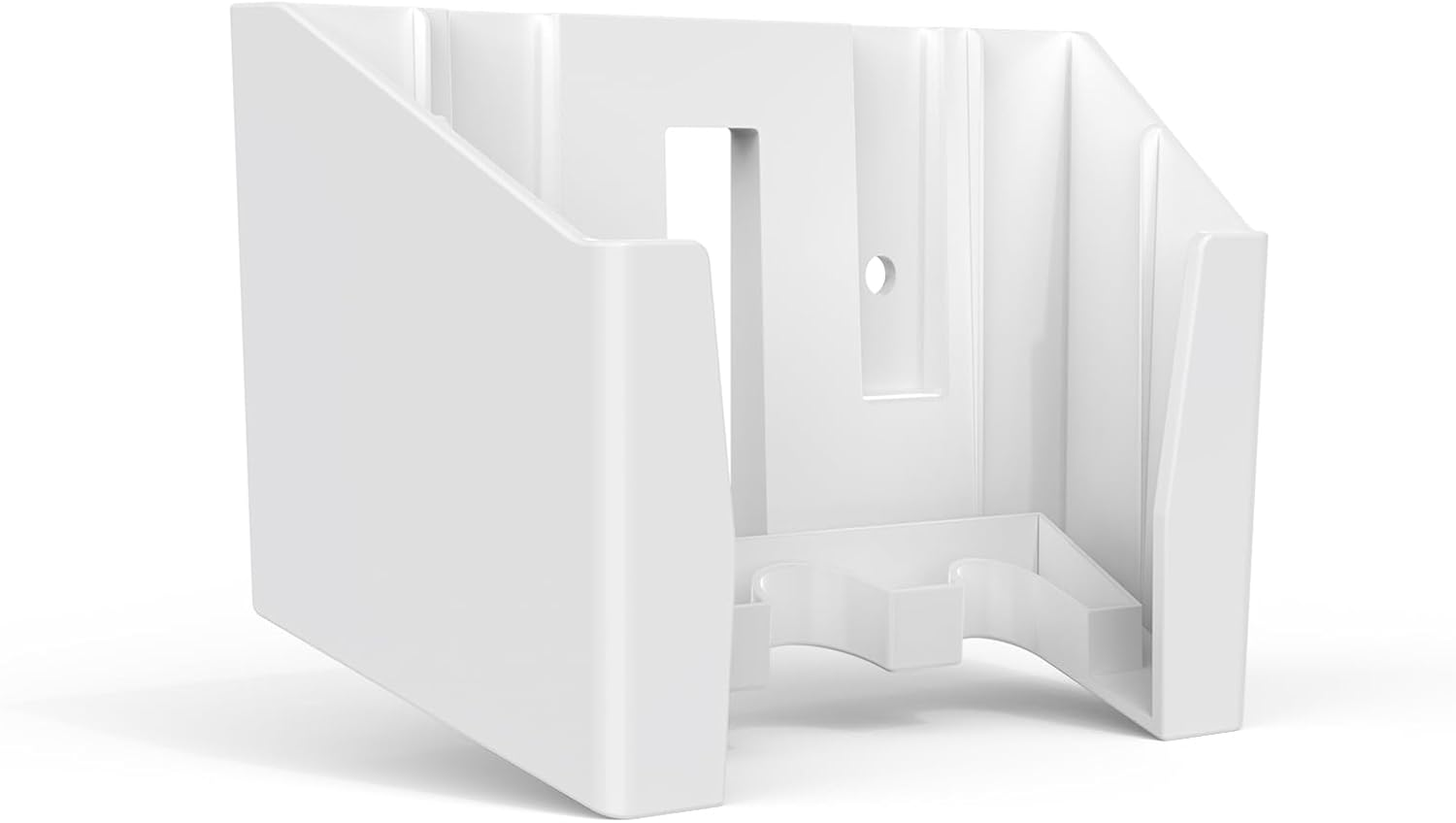 HOLACA Wall Mount Bracket for Starlink Power Supply - White PC Material, Includes Screws & Wall Plugs for Secure Installation image number 1