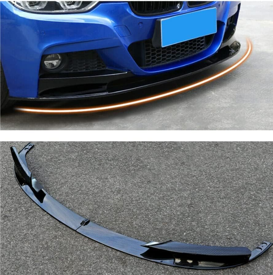 ZZDSNJ Front Lip for 2013-2018 BMW 3 Series F30 F35 Base Bumper,Glossy Black ABS Bumper Spoiler for 320I 325I 328I 335I M Sport Front Bumper Lip image number 6