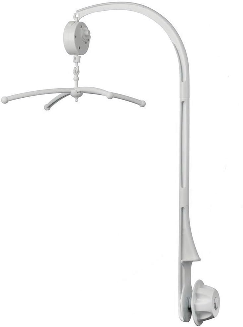 AFUNTA 26 Inch Baby Crib Mobile Bed Bell Holder Music Box Holder Toy Decoration Hanging Arm Bracket Baby Bed Stent Set Nut Screw image number 1