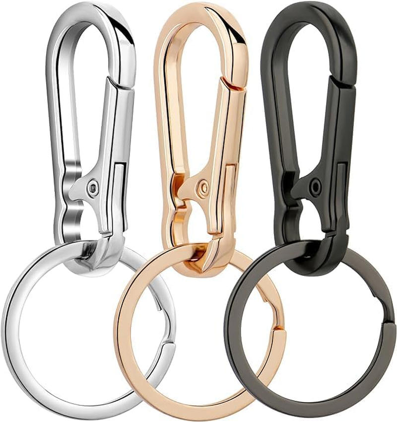 Oiltomn Metal Keychains Keyring Key Chain Ring Clip Holder Organizer for Home Car Keys Key Finder Women Men