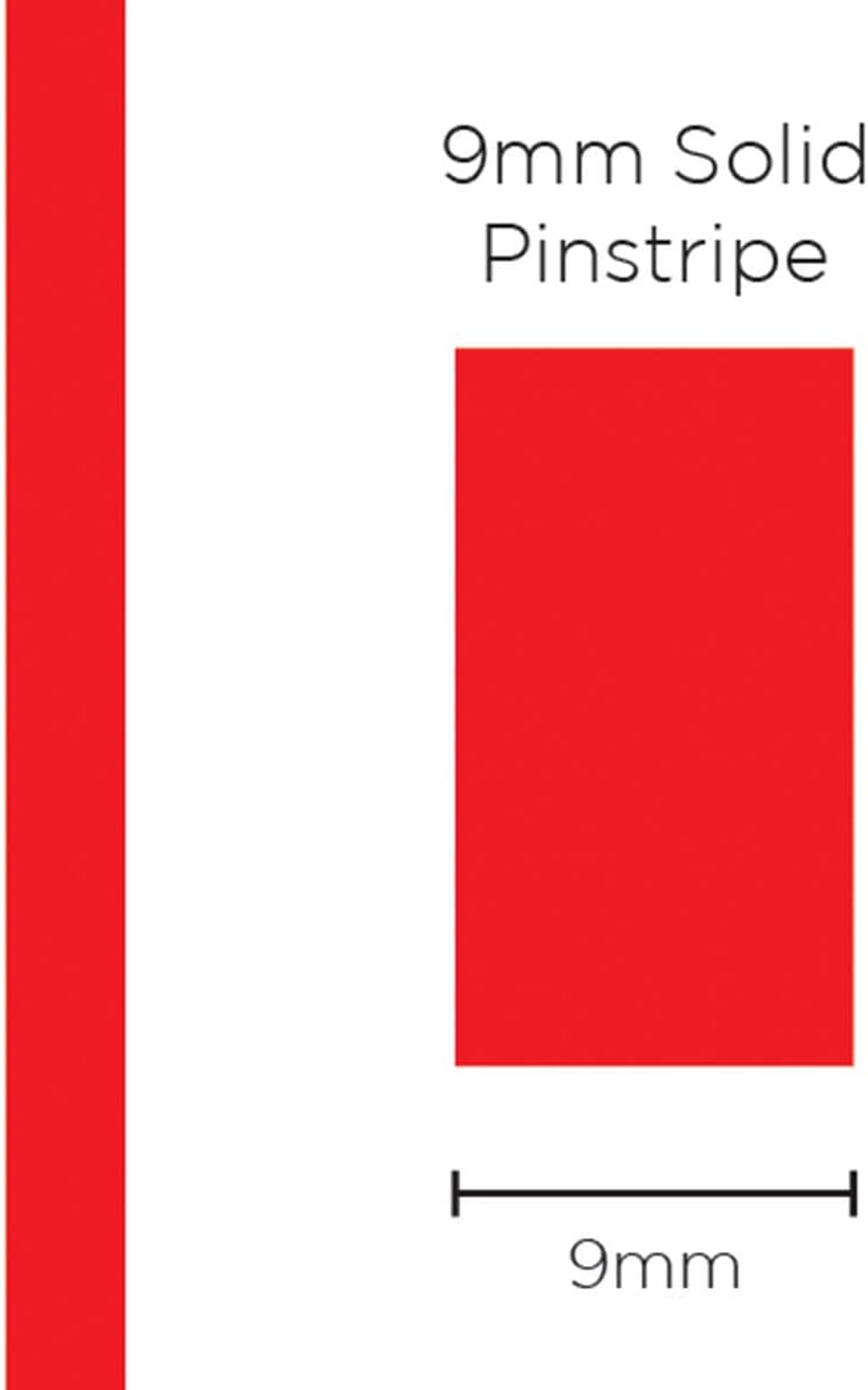 SAAS 9Mm Pinstripe, Solid Red (10M) - 11303
