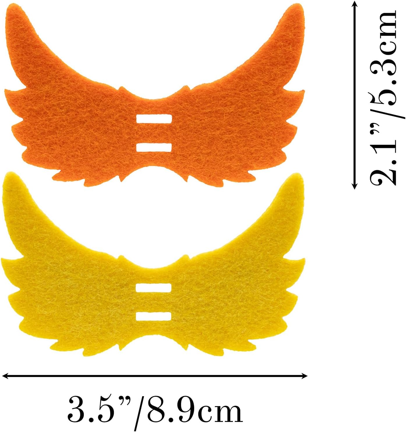 100Pcs Colorful Felt Angel Wing Lollipop Tag/Candy Holder for Parties/Baby Shower