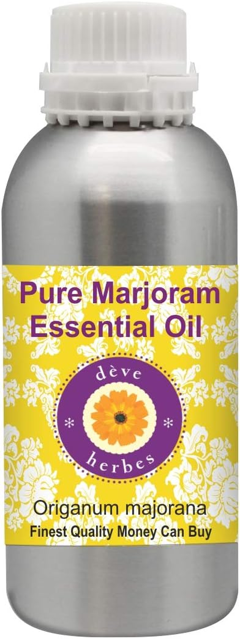 Deve Herbes Pure Marjoram Essential Oil (Origanum Majorana) 100% Natural Therapeutic Grade Steam Distilled 10Ml (0.33 Oz) image number 1