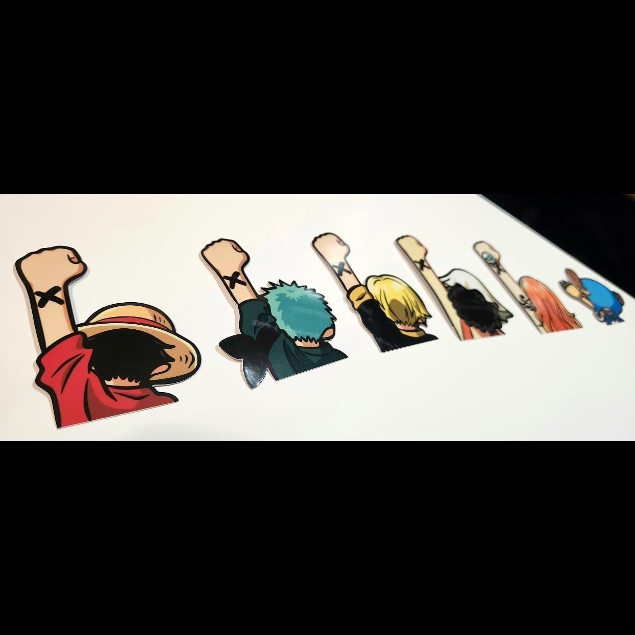 One Piece Car Stickers and Decals - Anime Vinyl Reflective Waterproof Wall Decals for Cars (ARABASTA L) image number 2