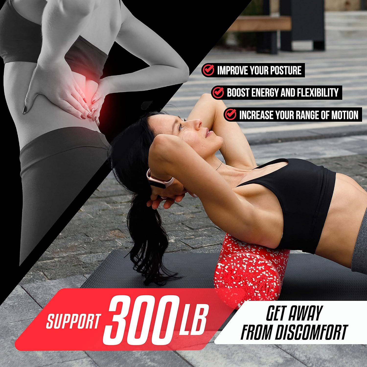 Roller EPP - Red Snow - 24Inch image number 1