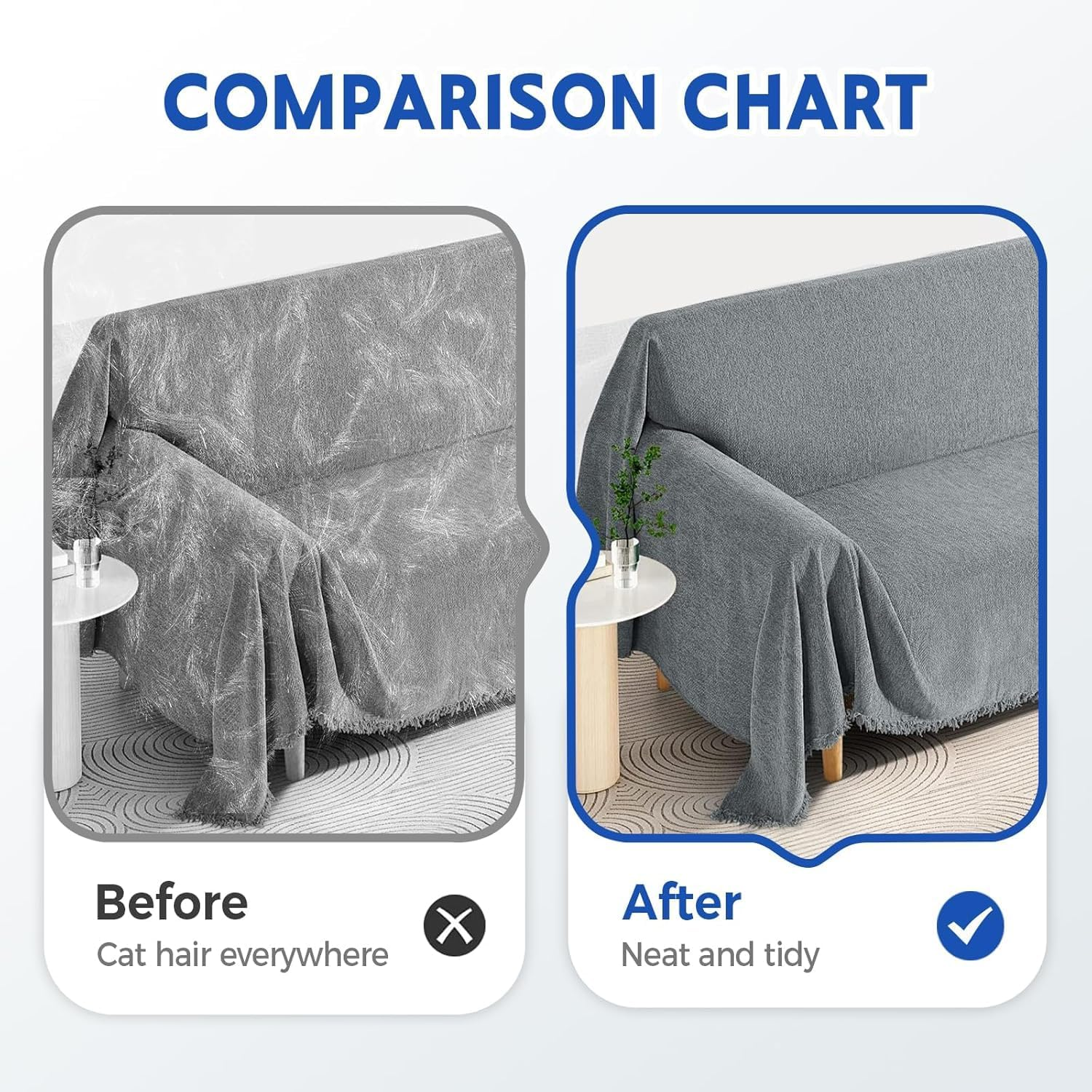 Generisch Pet Hair Remover, 3-In-1 Pet Hair Remover, Multifunctional Pet Hair Removal Brush, Reusable and Washable Cat Hair Remover, Cat Fur Brush image number 3