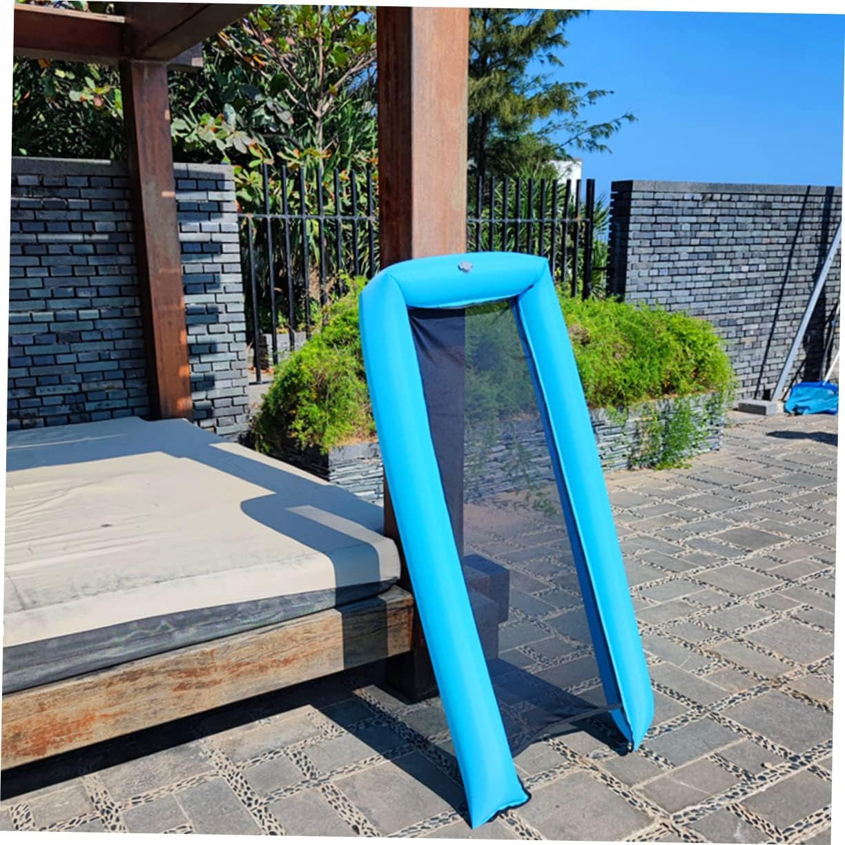 Hohopeti Inflatable Floating Bed for Swimming Pool Double Lightweight and Easy to Inflate for Adults Relaxation Water image number 3