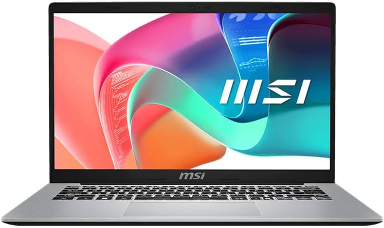 MSI Modern 14 14" FHD Intel Raptor Lake I5-1334U Iris Xe Graphics 16GB DDR4 RAM 512GB SSD Business & Productivity Laptop, Urban Silver
