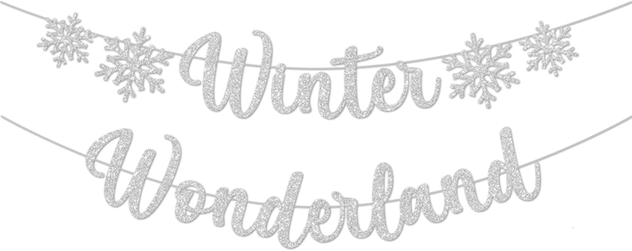 Confetti! Winter Wonderland Banners: Sparkling Snowflakes to Transform Your Festivities! image number 4