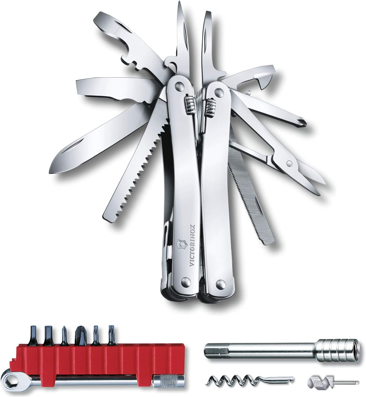Swiss Tool Spirit X plus Ratchet N Multi-Tool with 36 Functions