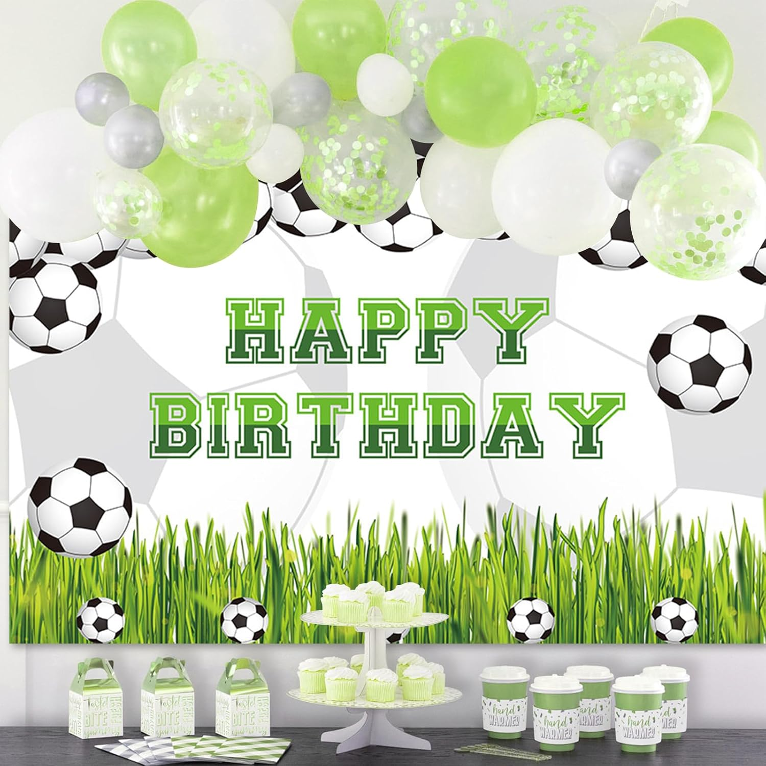 APROPHIC Football Birthday Party Background Football Birthday Banner Football Game Football Theme Boy Photography Background Birthday Party Gifts Photo Booth Props 7 X 5 Feet image number 2