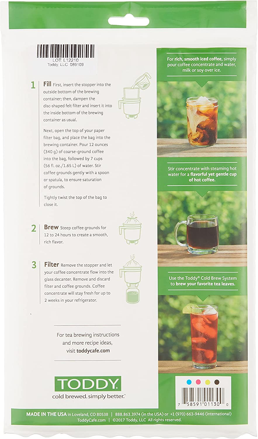 Toddy Paper Bags Coffee Filters, Home Model, Natural image number 3