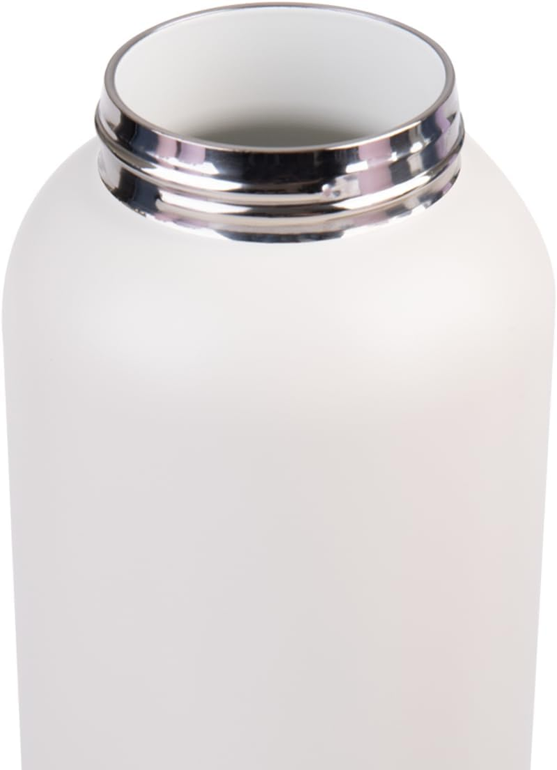 Oasis Ceramic Lined Stainless Steel Triple Wall Insulated 'Moda' Drink Bottle 1L - Alabaster
