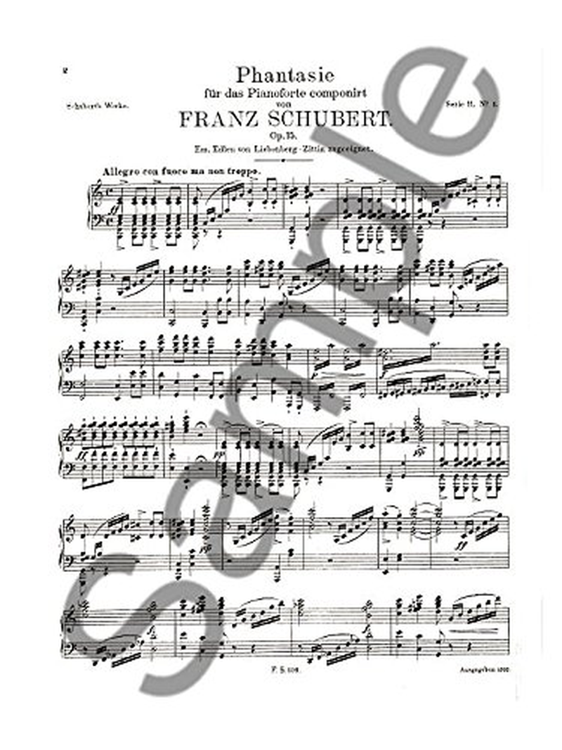Shorter Works for Pianoforte Solo: Wanderer Fantasy, Impromptus, Moments Musicaux and Twelve Other Works image number 2