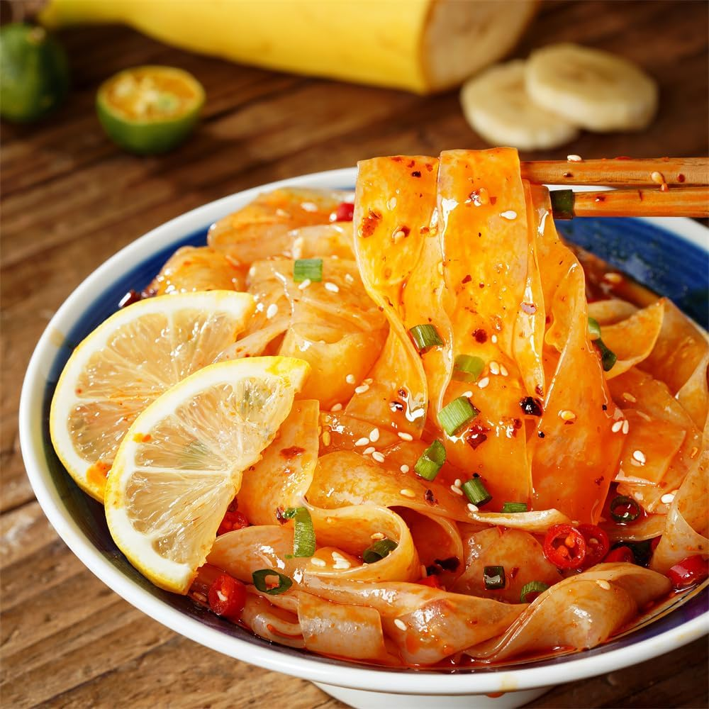 Baijia Chenji Konjac Liangpi Lemon Hot and Sour Flavor Noodle, 225 G image number 3