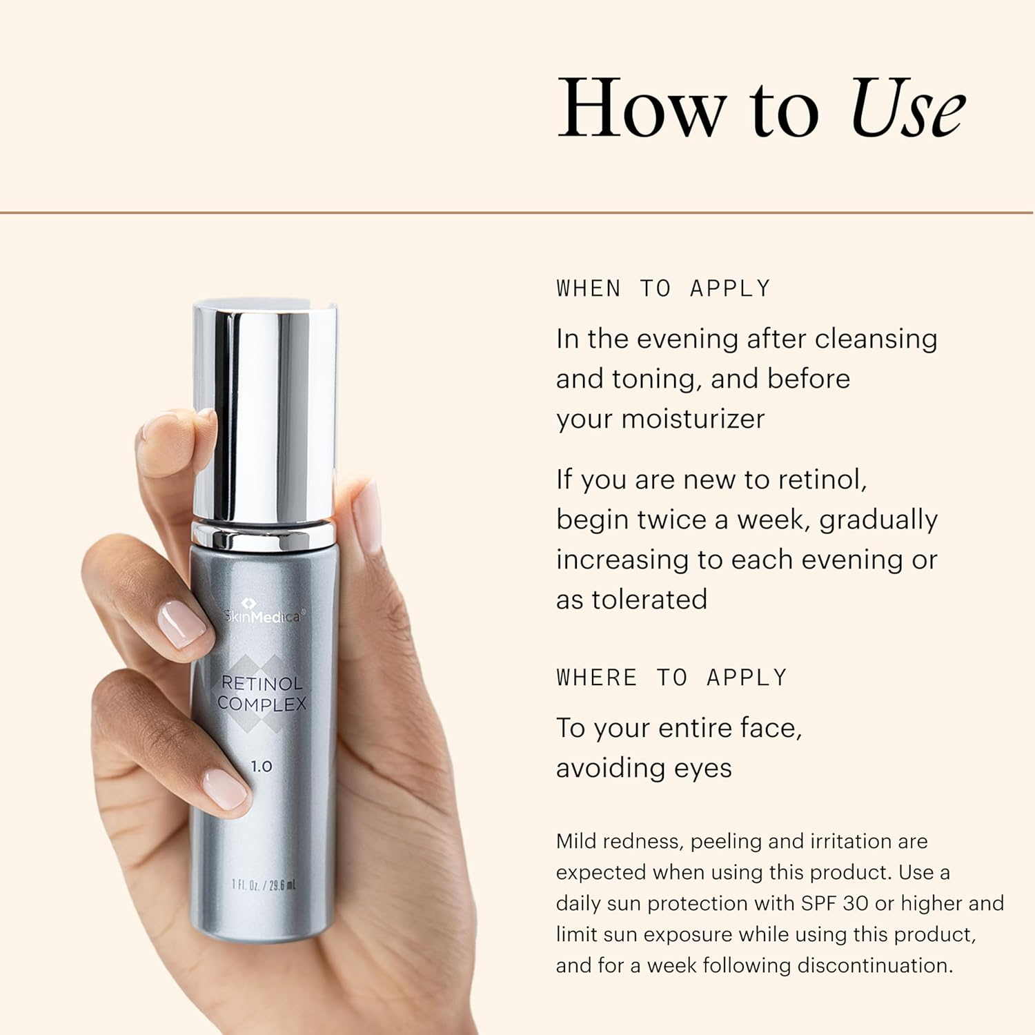 Skinmedica Retinol 1.0 Complex - Retinol Serum for Face, Age-Defying Advanced Retinol Cream That Renews Skin and Diminishes the Appearance of Fine Lines and Wrinkles, 1 Fl Oz image number 4