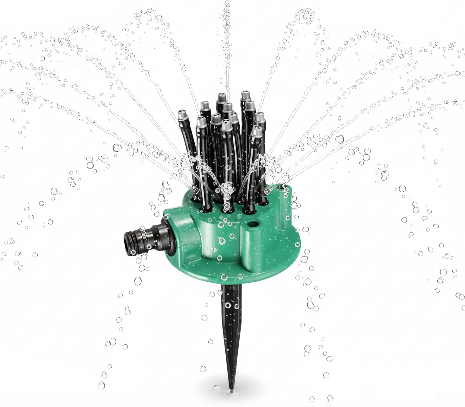 360&deg; Multifunctional Automatic Garden Sprinkler &ndash; Adjustable Rotating Watering Nozzle for Lawn, Garden & Agricultural Irrigation image number 1