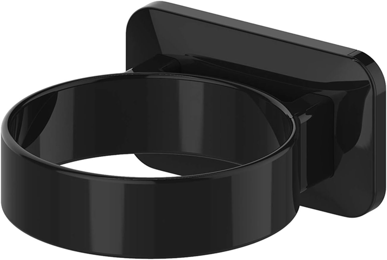 Hair Dryer Holder Adhesive Pad, Adhesive Replacement It Lends Itself to Hair Dryer Holder (C- Black, L 3.9&rdquo;&times;W 2.5&rdquo;&times;H 0.5&rdquo;)